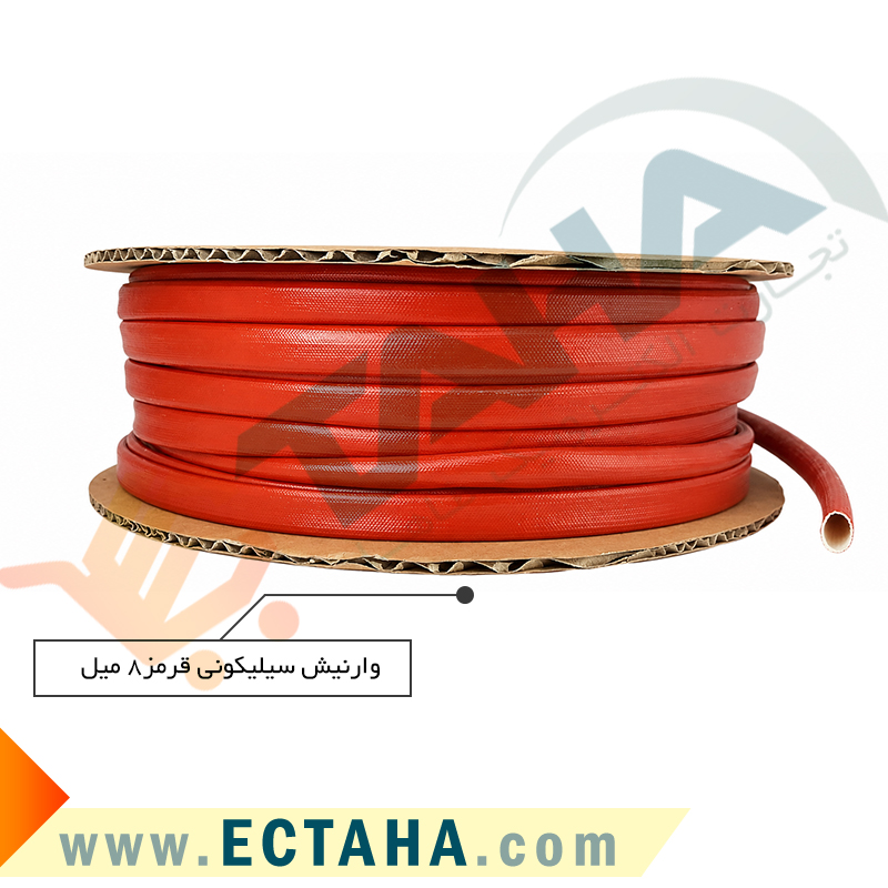 روکش سیلیکونی نسوز قرمز 8 میل