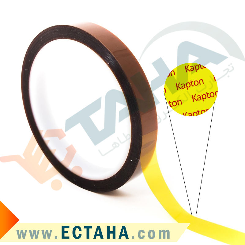 چسب نسوز کپتون اصلی برند KAPTON عرض 1 سانت