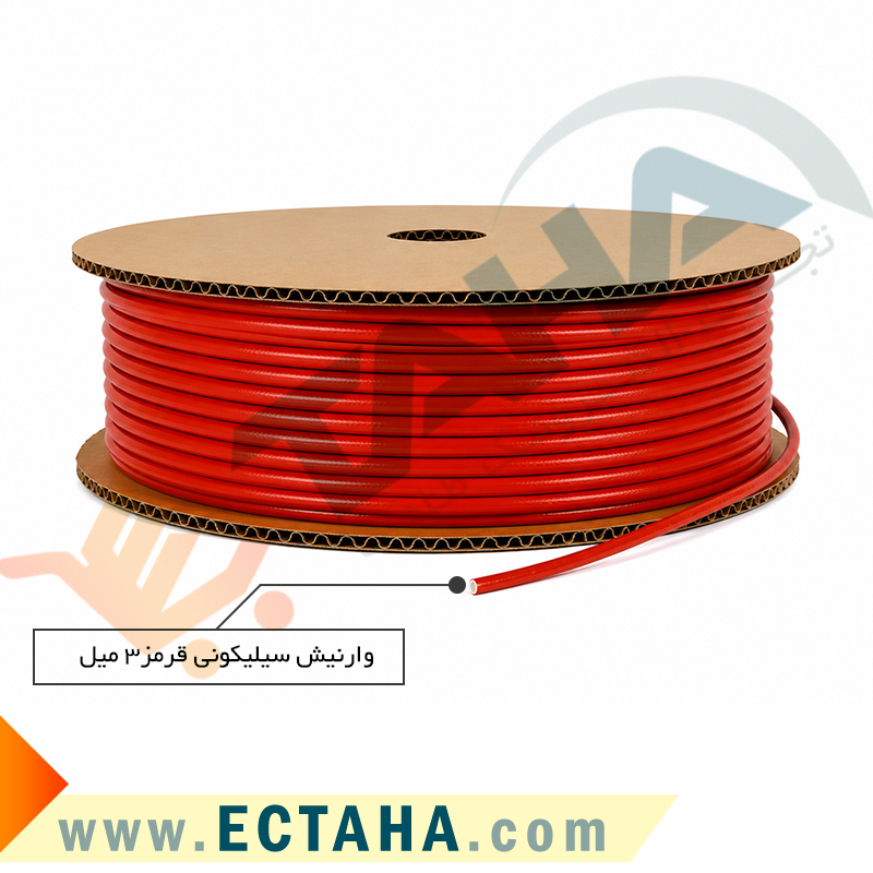 روکش سیلیکونی نسوز قرمز 3 میل