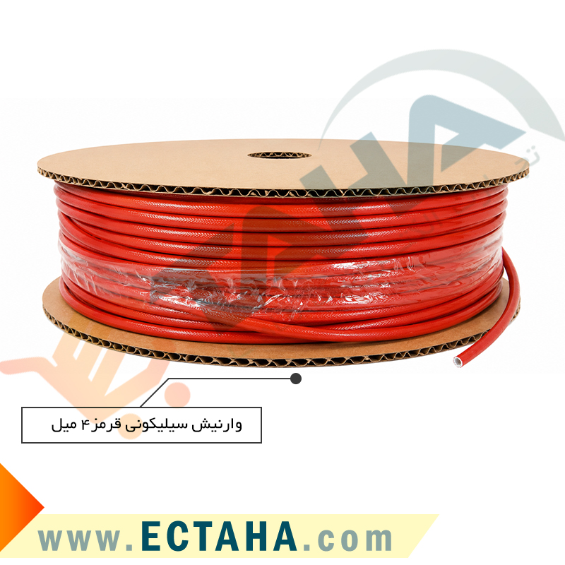 روکش سیلیکونی نسوز قرمز 4 میل