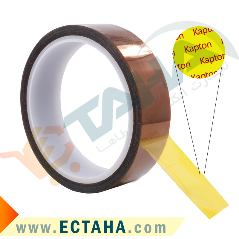 چسب نسوز کپتون اصلی برند KAPTON عرض 2 سانت