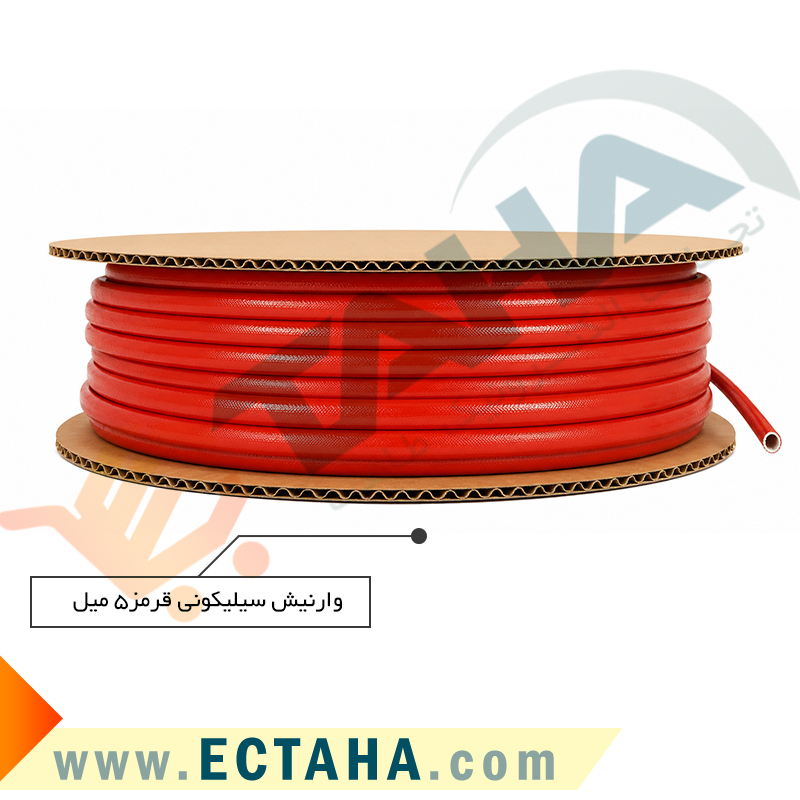 روکش سیلیکونی نسوز قرمز 5 میل