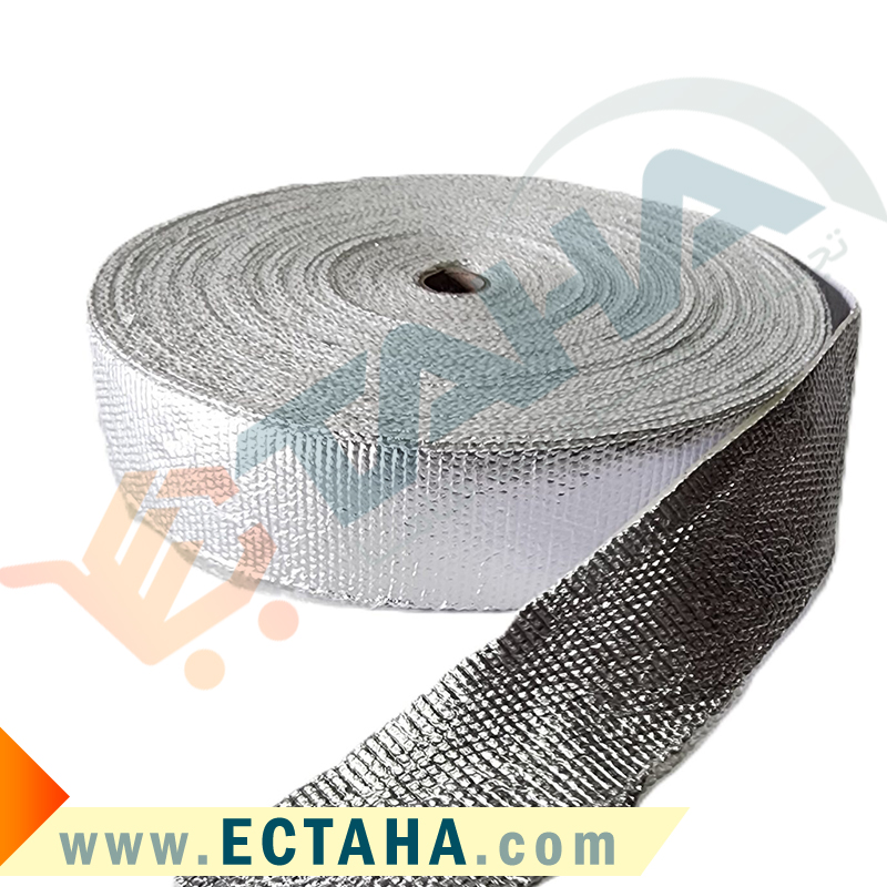 نوار نسوز اگزوز فویل دار مدل FiberFoil40m طول 40 متری