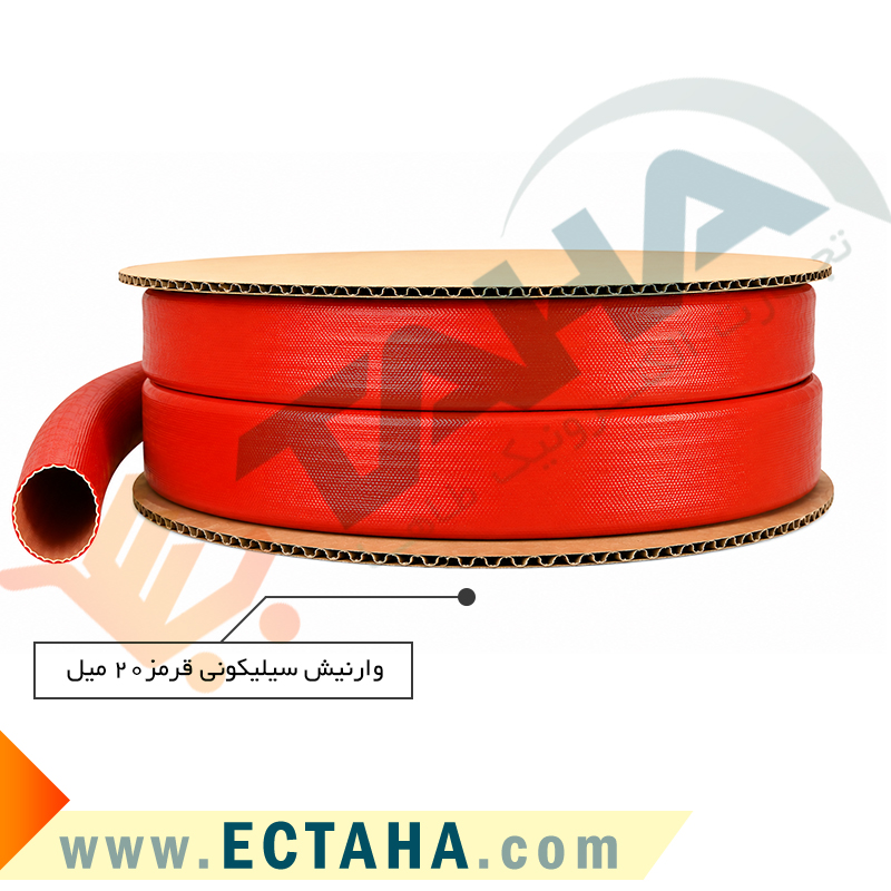 روکش سیلیکونی نسوز قرمز 20 میل